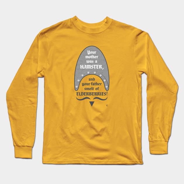 Your Mother Was A Hamster...! Long Sleeve T-Shirt by CuriousCurios